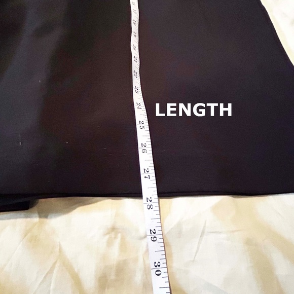 NEW PHOTOS! GAUCHOS, WIDE LEG, BLACK, SZ 24, BACK HIDDEN ZIP, PLEAT FRONT & BACK - Picture 9 of 15